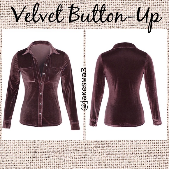 last one! 🅗/🅟 9/30!! ᴠᴇʟᴠᴇᴛ ʙᴜᴛᴛᴏɴ-ᴜᴘ sʜɪʀᴛ - Picture 3 of 4